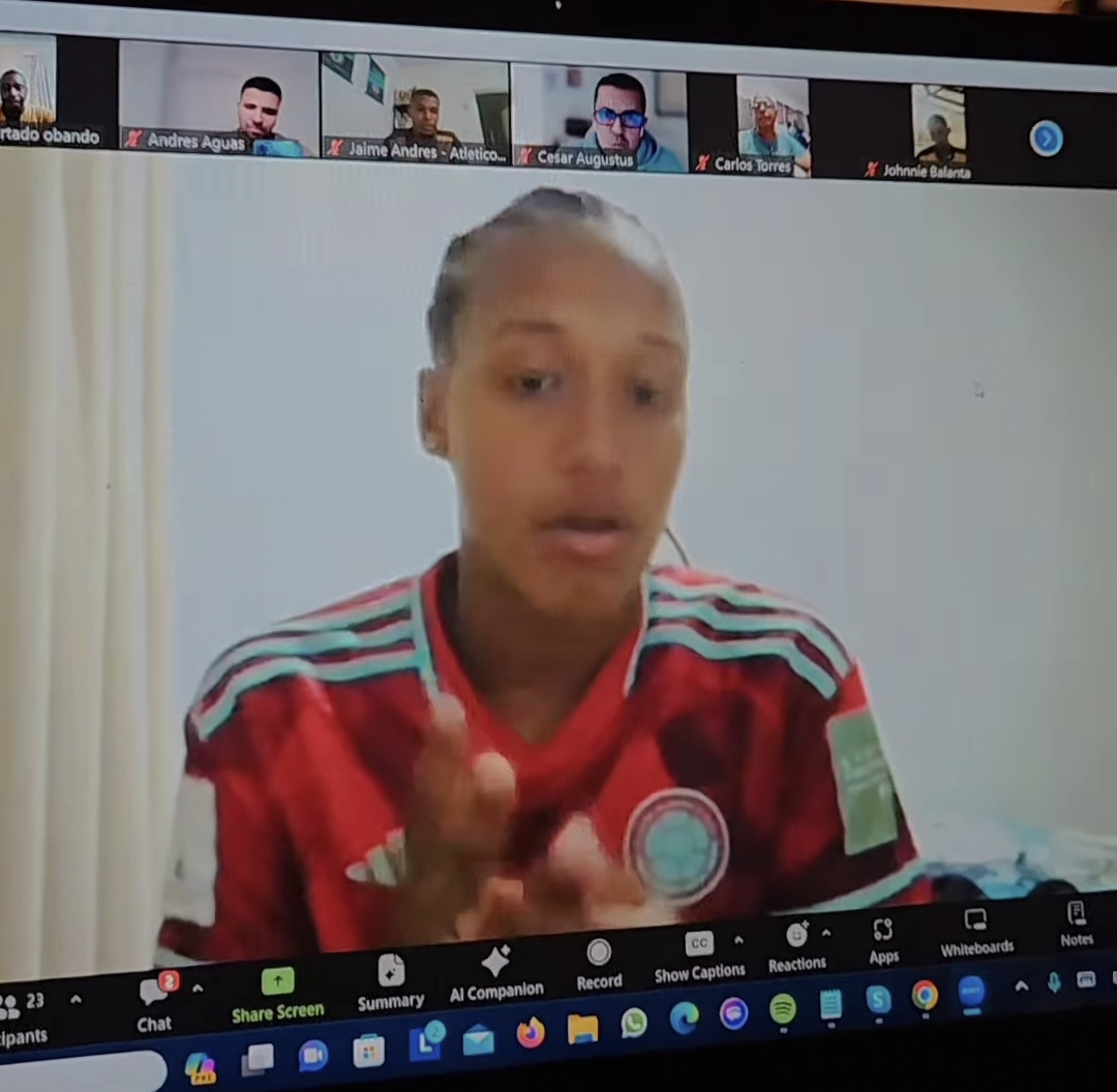 ¡Videoconferencia con Stefanía Perlaza, jugadora de la Selección Colombia!